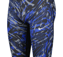 Nike Pro Dri-FIT Print JR träningstights Blå