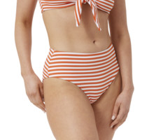 Firefly Capri High Waist Brief bikiniunderdel Orange