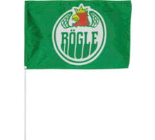 Rögle Flagga med pinne 30x45cm Grön