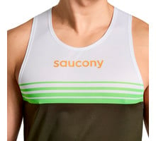 Saucony ELITE SINGLET Löparlinne Flerfärgad