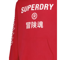 Superdry Code Core Sport huvtröja Röd