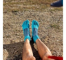 Injinji ULTRA RUN CREW TÅSTRUMPOR Blå