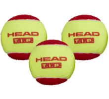 Head T.I.P. Red 3-pack tennisbollar  Gul