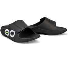 Oofos OOAHH SPORT FLEX ÅTERHÄMTNINGSSANDAL Svart
