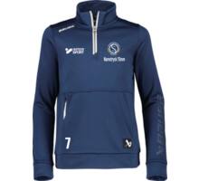 Bauer Hockey Team Fleece 1/2 Zip YTH träningströja Blå