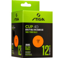 Stiga Cup 12-pack pingisbollar Orange