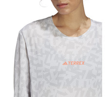 adidas Terrex Trail Running Long Sleeve Tee Löpar T-shirt  Vit