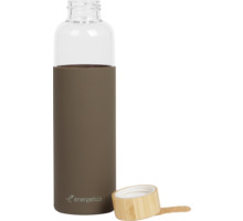 Energetics Glass Bottle Bamboo II 500 ml vattenflaska  Brun