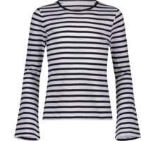 Firefly Amelie Long Sleeved Stripe JR t-shirt Svart
