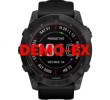 Garmin FENIX 7X SAPPHIRE SOLAR DEMO LÖPARKLOCKA Svart