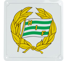 Hammarby Emblem skylt Vit
