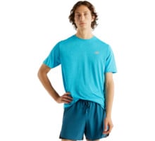 New Balance ATHLETICS RUN T-SHIRT  Blå