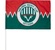Frölunda Hockey Flagga med pinne 60x90cm Röd