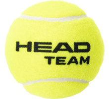 Head Team 4-pack tennisbollar Gul