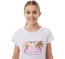 Firefly Beach JR t-shirt Vit