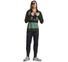 Craft ADV TRAIL WOOL WIND LS TEE LÖPARTRÖJA Grön