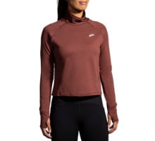 Brooks NOTCH THERMAL LONG SLEEVE 2.0 LÖPARTRÖJA Röd