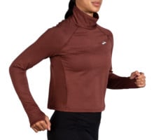 Brooks NOTCH THERMAL LONG SLEEVE 2.0 LÖPARTRÖJA Röd