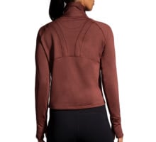 Brooks NOTCH THERMAL LONG SLEEVE 2.0 LÖPARTRÖJA Röd