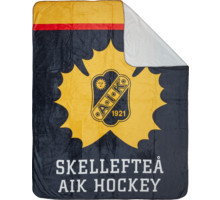 Skellefteå AIK Filt flanell 2.0 120x150cm Svart