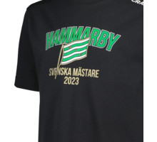 Hammarby Svenska Mästare 2023 Jr t-shirt Svart