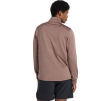 New Balance HEAT GRID HALF ZIP LÖPARTRÖJA Brun