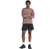 New Balance HEAT GRID HALF ZIP LÖPARTRÖJA Brun