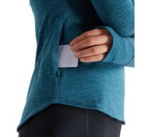 New Balance ATHLETICS HEAT GRID HALF ZIP LÖPARTRÖJA Blå