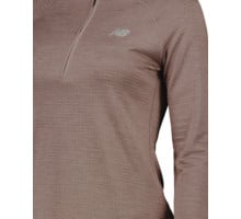 New Balance ATHLETICS HEAT GRID HALF ZIP LÖPARTRÖJA Brun