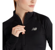 New Balance ATHLETICS HEAT GRID HALF ZIP LÖPARTRÖJA Svart