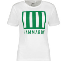 Hammarby STRIPED T-SHIRT W Vit