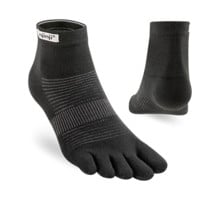 Injinji RUN LIGHTWEIGHT MINI CREW TÅSTRUMPOR Svart