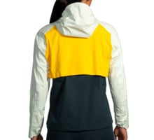 Brooks HIGH POINT WATERPROOF JACKET LÖPARJACKA Gul