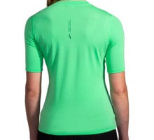 Brooks HIGH POINT SHORT SLEEVE LÖPARTRÖJA Grön