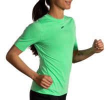 Brooks HIGH POINT SHORT SLEEVE LÖPARTRÖJA Grön