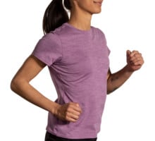 Brooks LUXE SHORT SLEEVE LÖPARTRÖJA Lila