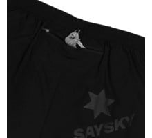 SAYSKY PACE 2IN1 SHORTS 5" LÖPARSHORTS Svart