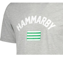 Hammarby FLAG T-SHIRT M Grå