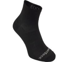 Wrightsock COOLMESH 2 QTR LÖPARSTRUMPA Svart