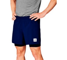 SAYSKY PACE 2IN1 SHORTS 5" LÖPARSHORTS Blå