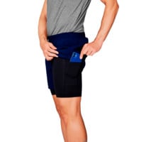 SAYSKY PACE 2IN1 SHORTS 5" LÖPARSHORTS Blå