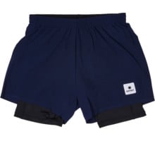 SAYSKY PACE 2IN1 SHORTS 5" LÖPARSHORTS Blå