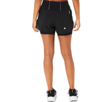 Asics ROAD 2-N-1 3.5 INCH LÖPARSHORTS Svart