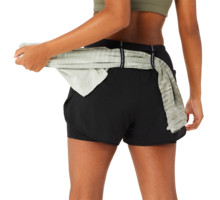 Asics ROAD 2-N-1 3.5 INCH LÖPARSHORTS Svart