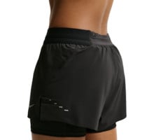 Nike SWIFT MID-RISE DRI-FIT 2IN1 LÖPARSHORTS Svart