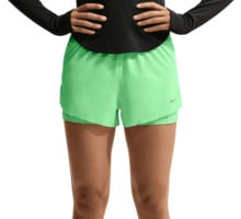 Nike SWIFT MID-RISE DRI-FIT 2IN1 LÖPARSHORTS Grön