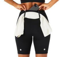 Asics ROAD HIGH WAIST 8IN SPRINTER LÖPARTIGHTS Svart