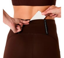 Asics ROAD HIGH WAIST 8IN SPRINTER LÖPARTIGHTS Brun