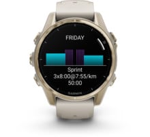 Garmin FENIX 8 43 MM AMOLED SAPPHIRE TRÄNINGSKLOCKA Guld