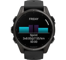 Garmin FENIX 8 43 MM AMOLED SAPPHIRE TRÄNINGSKLOCKA Svart